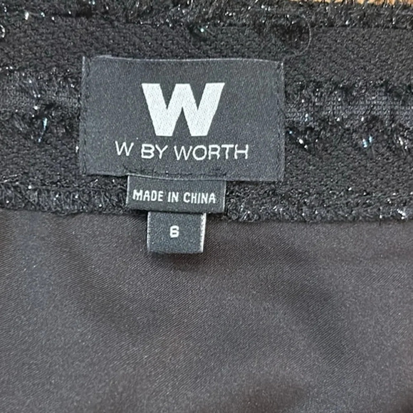 W by Worth Black Sleeveless Mini Dress Size 6 - Picture 6 of 8